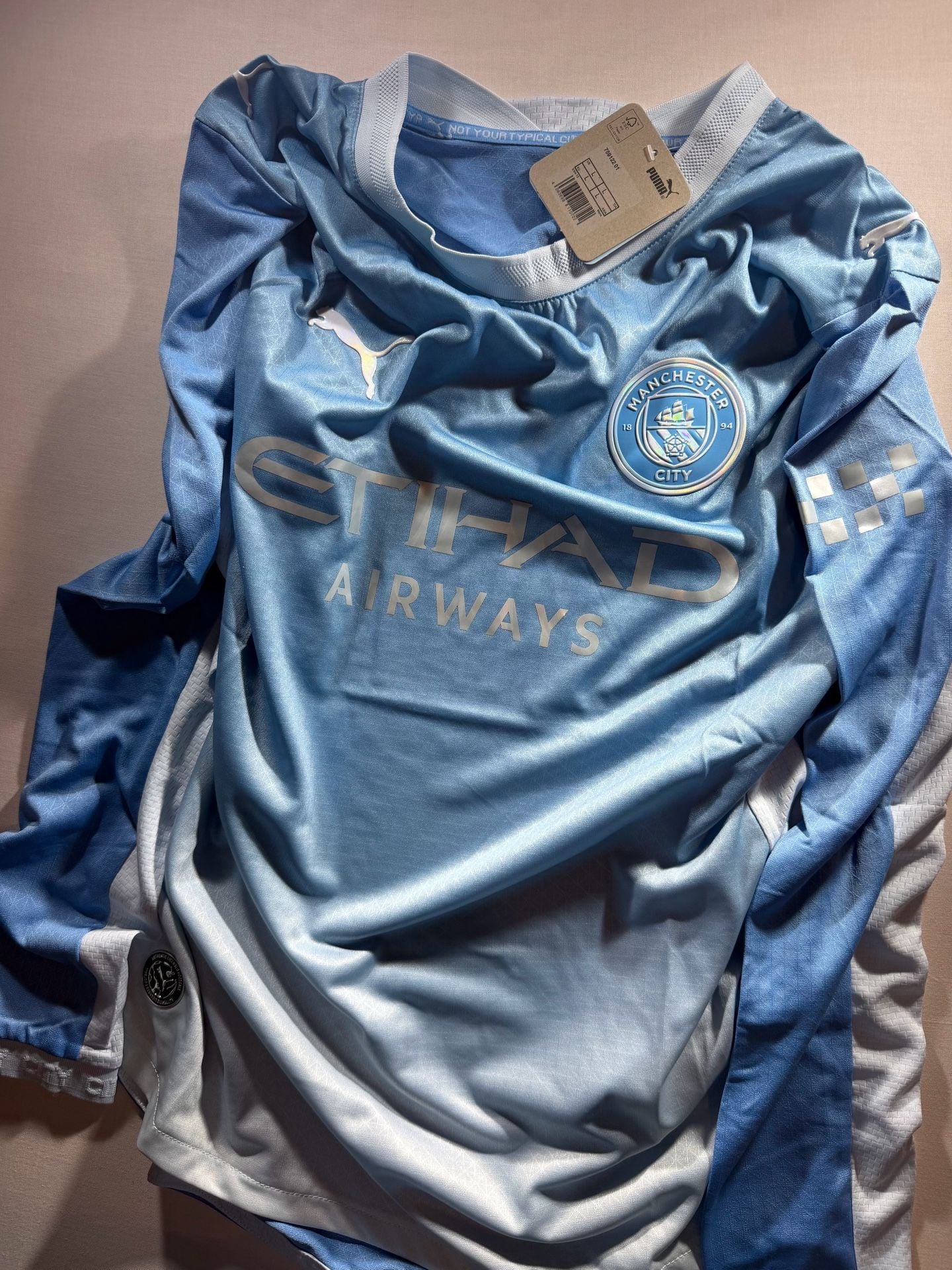 Puma Manchester City 2026/27 Long Sleeve Home Jersey 16