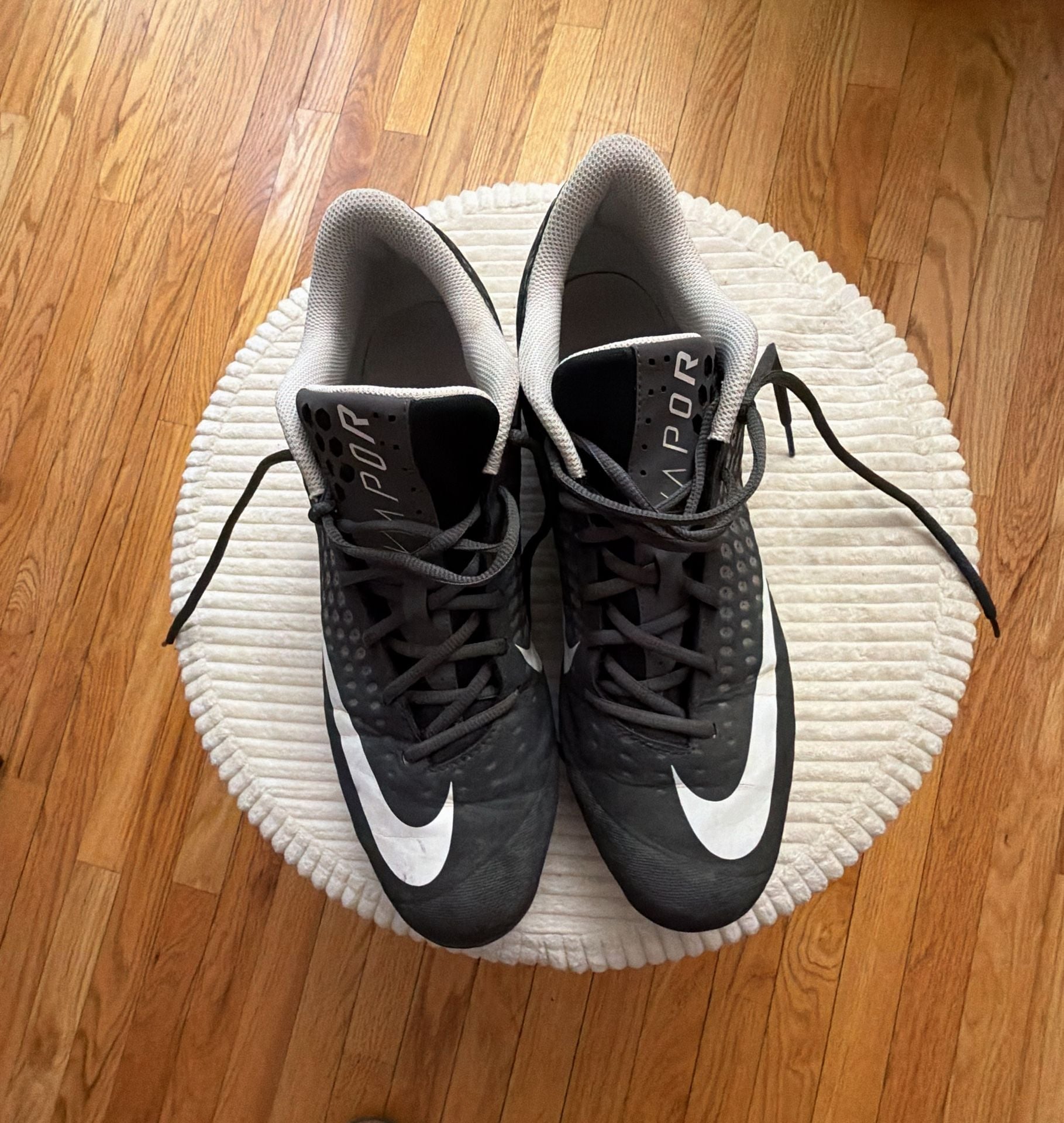 Nike Vapor Ultrafly 2 Keystone Size 14 Black White Baseball Cleats 2