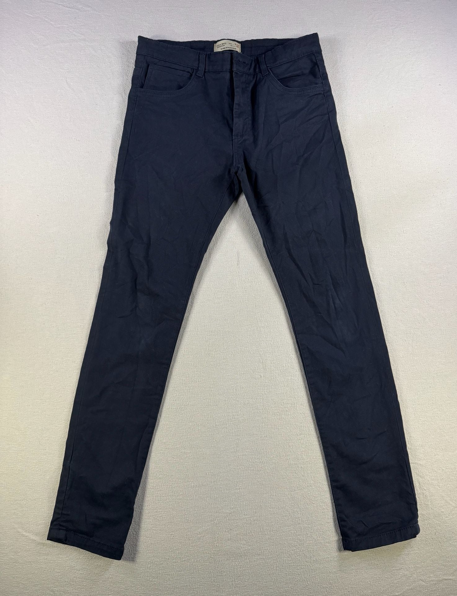 Zara Boys Pants Size 9-10 Black Slim Fit Collection 2