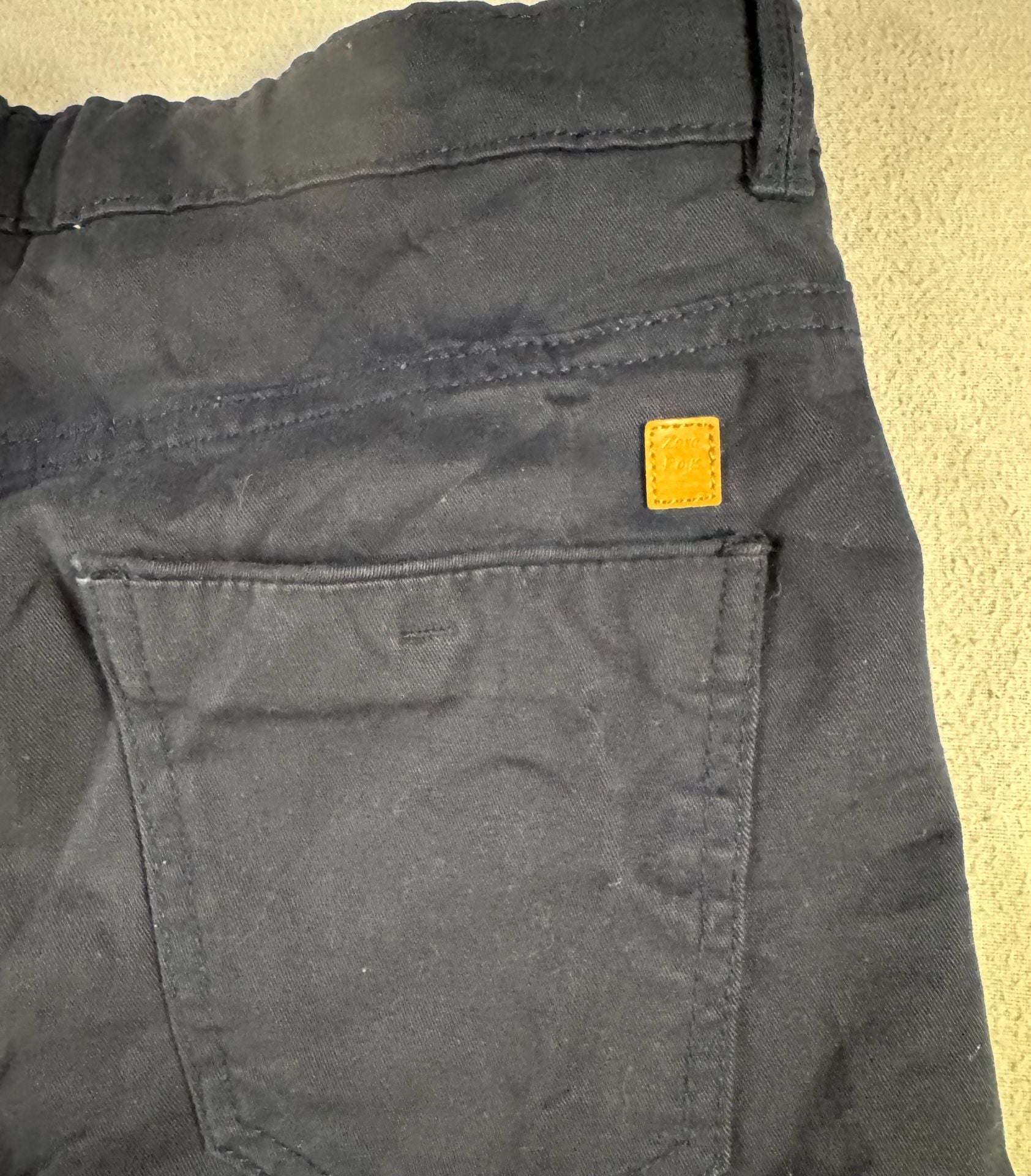 Zara Boys Pants Size 9-10 Black Slim Fit Collection 9