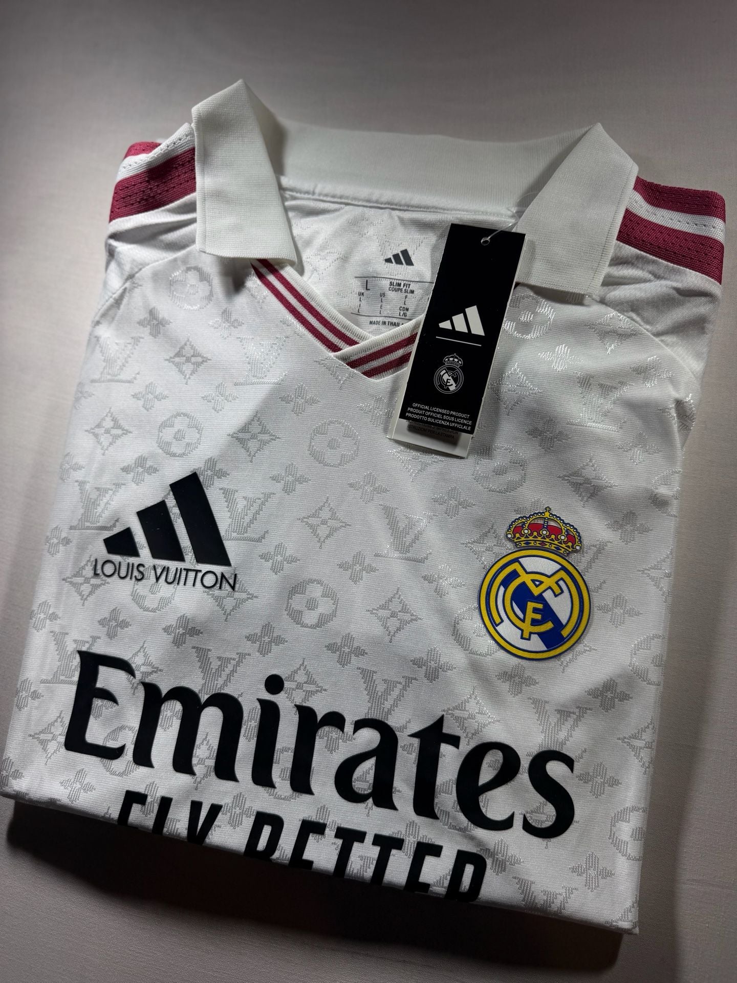 Real Madrid Concept LV Monogram Collaborative Style Jersey 18