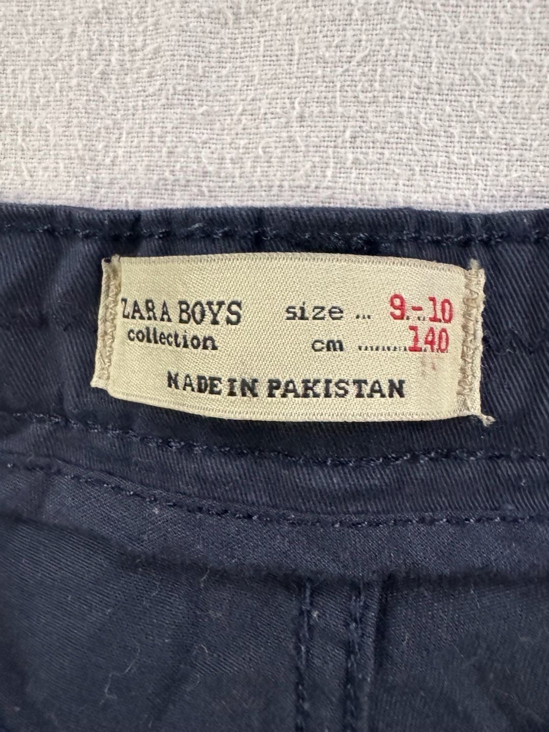 Zara Boys Pants Size 9-10 Black Slim Fit Collection 5