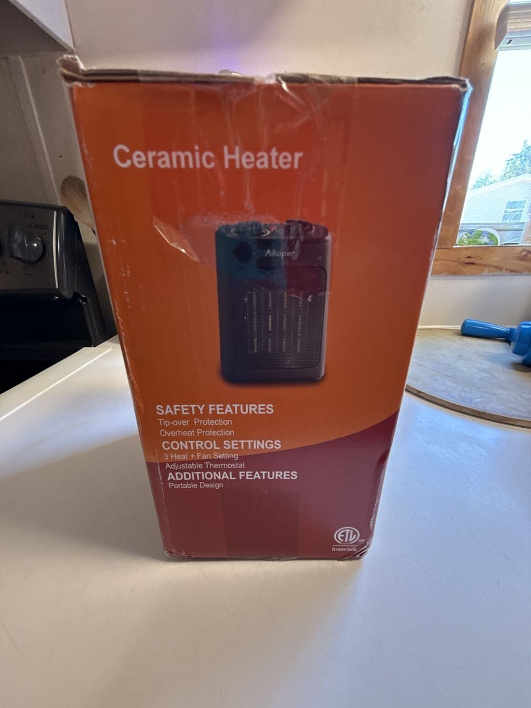 Aikoper Ceramic Heater NT15-20A Black Portable Space Heater 2