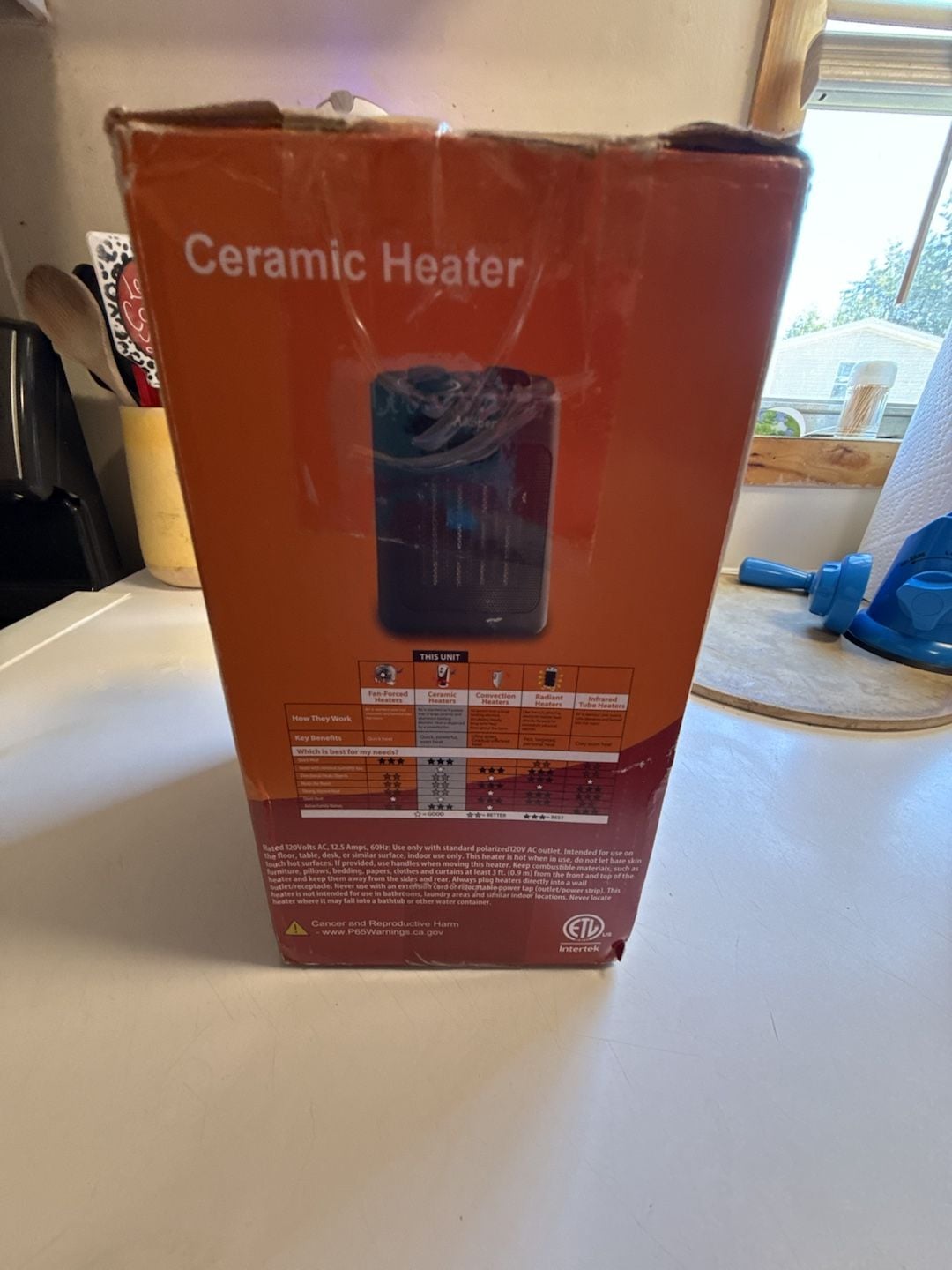 Aikoper Ceramic Heater NT15-20A Black Portable Space Heater 3
