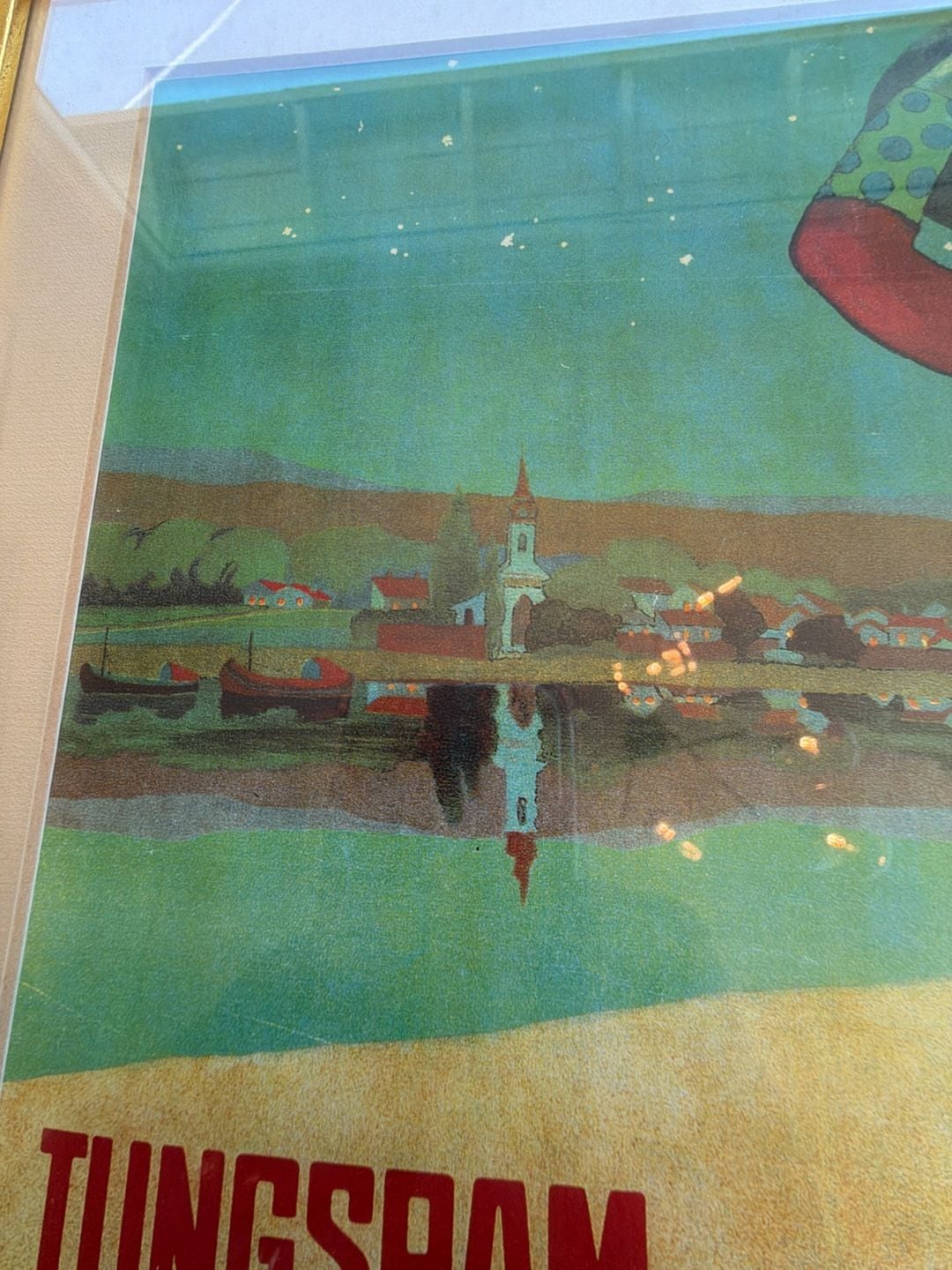 Geza Farago Tungsram Wolframlampa Vintage Art Print Framed 11x14 5
