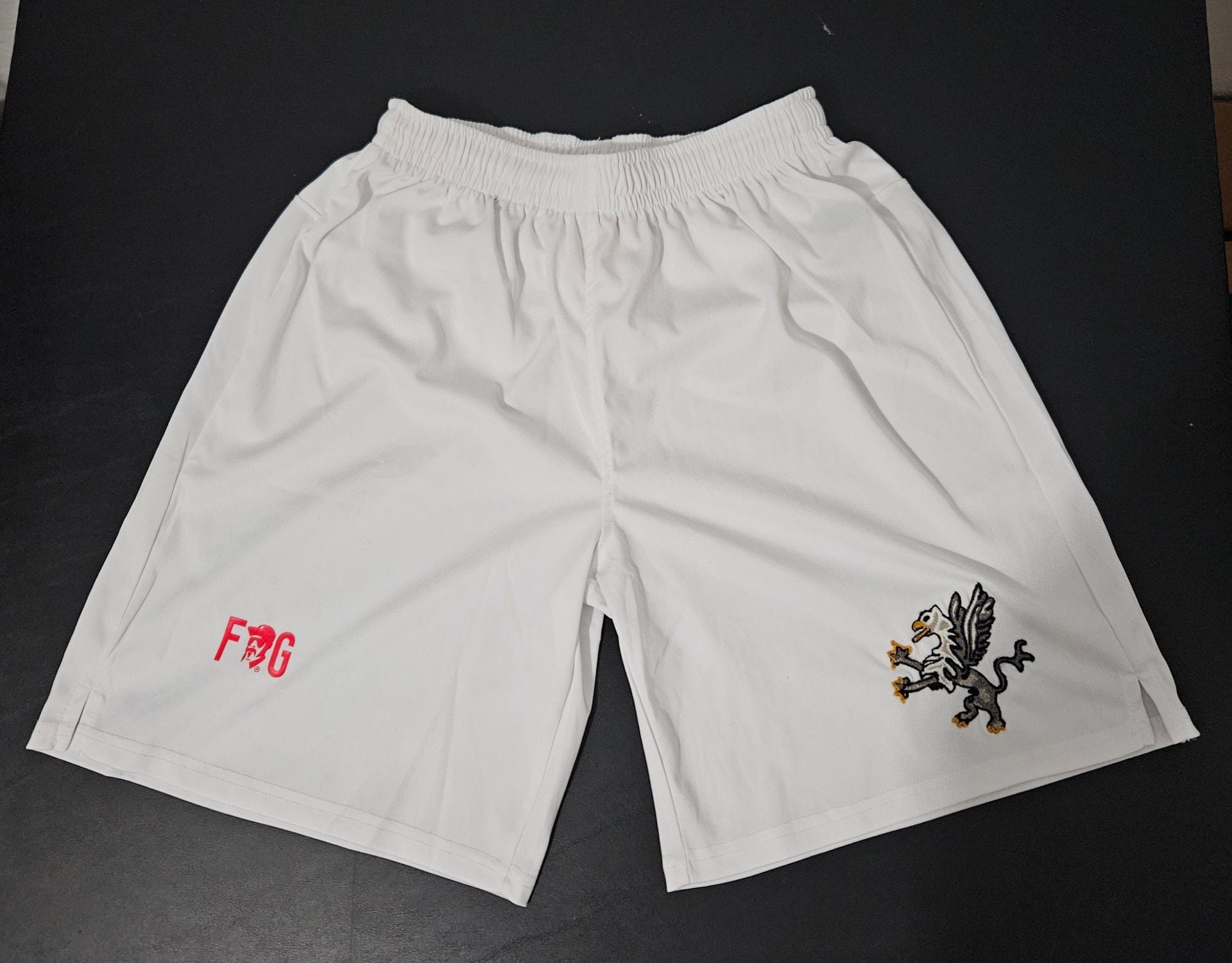 FG Sport A.C. Perugia Shorts Size M White Grifone Soccer Italy AC Perugia 2