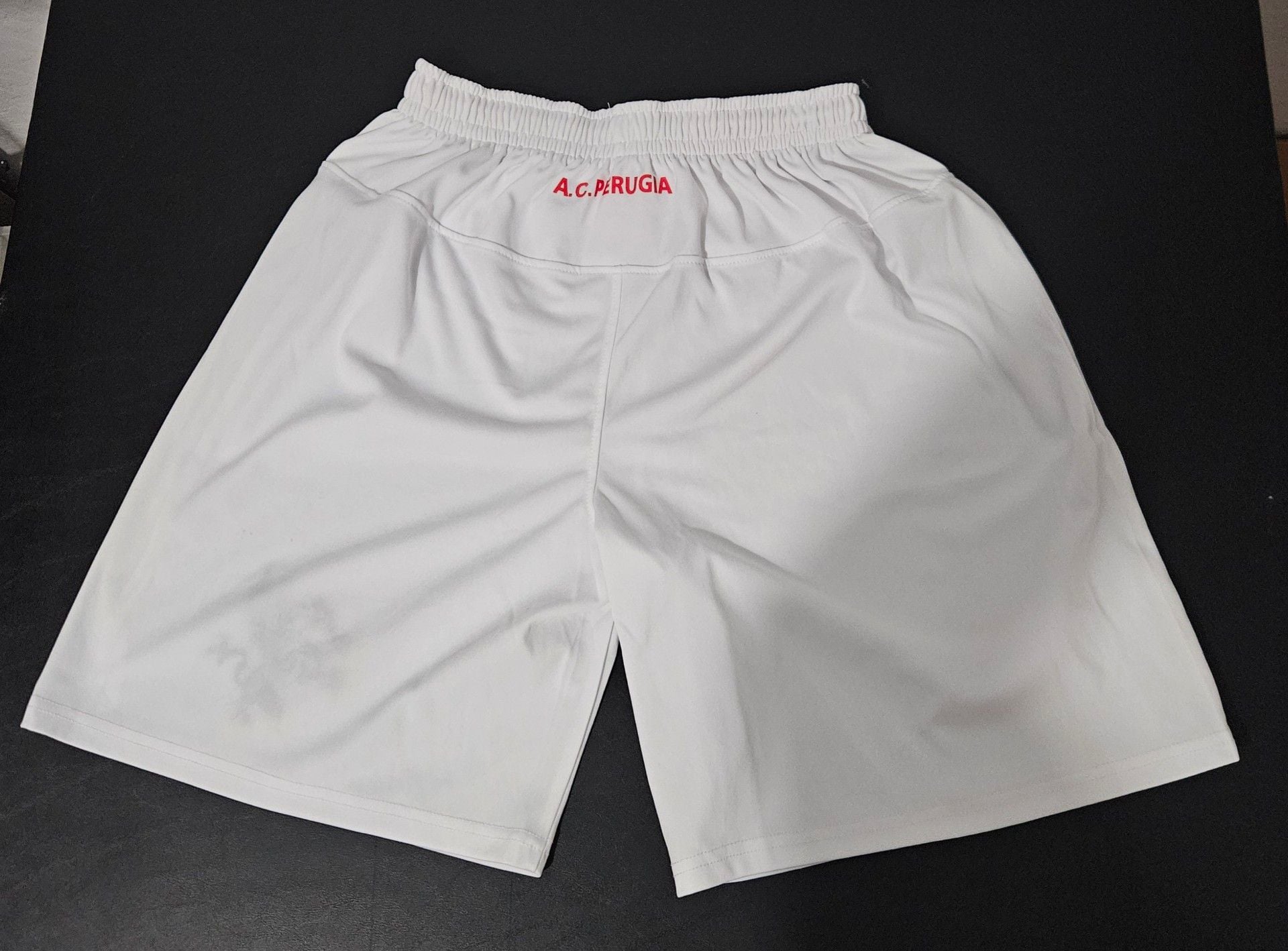 FG Sport A.C. Perugia Shorts Size M White Grifone Soccer Italy AC Perugia 6
