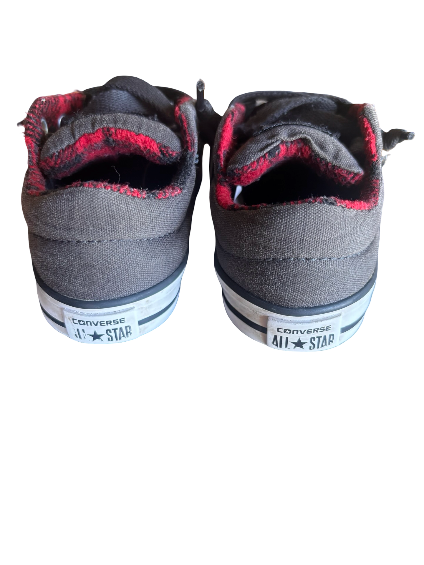 Converse Chuck Taylor All Star Mid Sneakers Black Red Toddler Size 5