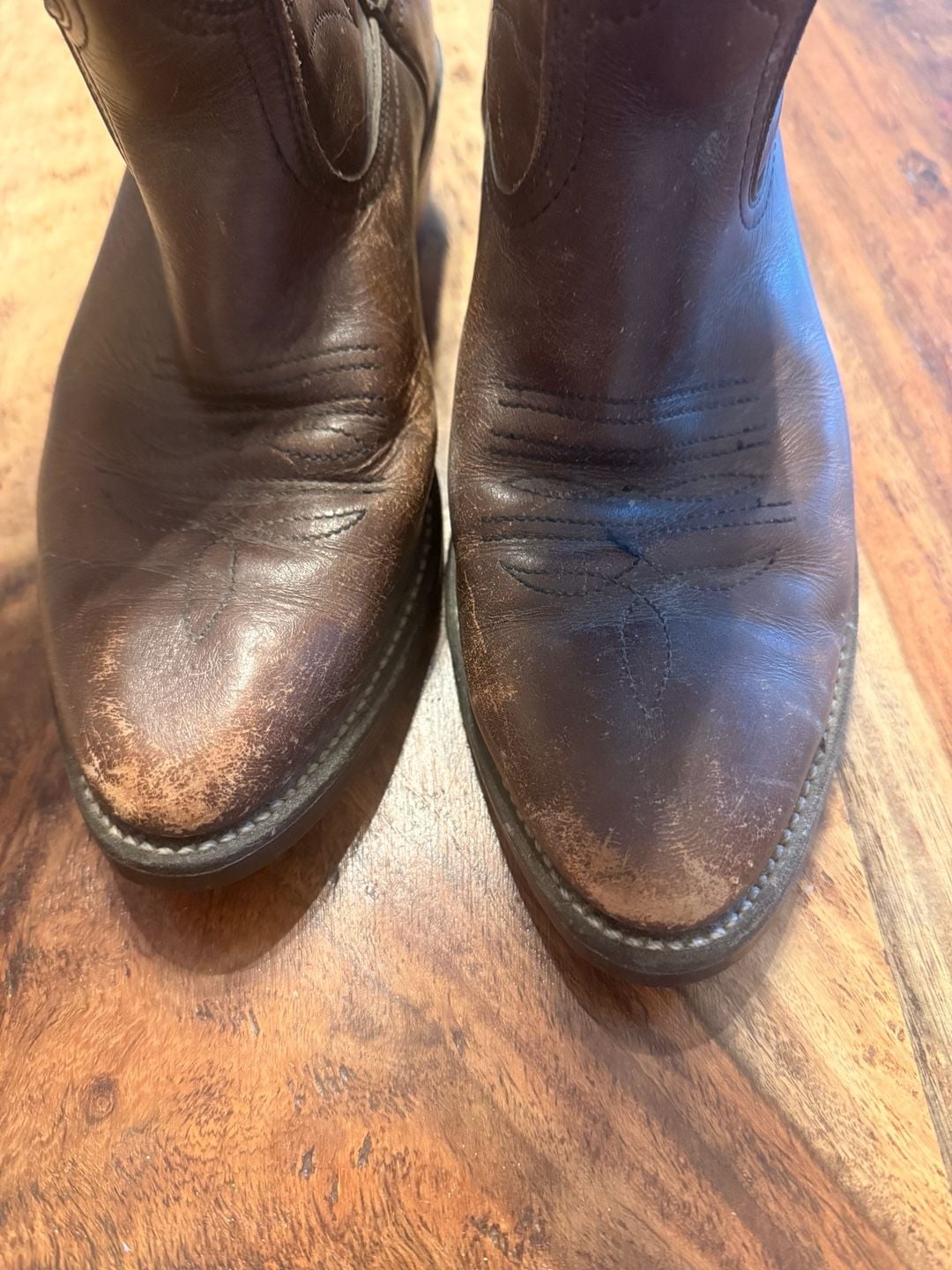 Twisted X Brown Leather Western Boots Size 7.5 D 2