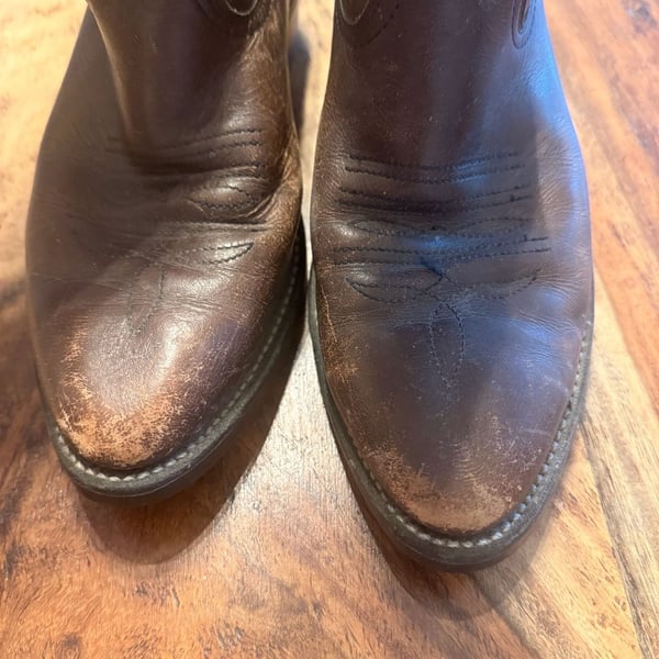 Twisted X Brown Leather Western Boots Size 7.5 D