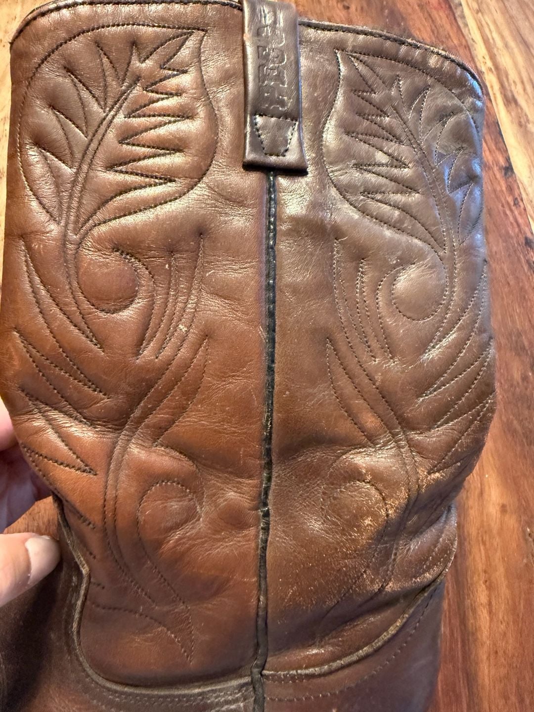 Twisted X Brown Leather Western Boots Size 7.5 D 8