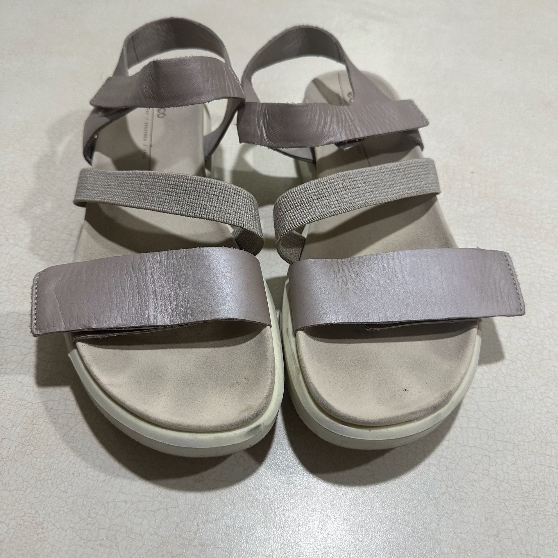 ECCO FLOWT W SANDAL WITH TWO-TONE STRAP AND DOUBLE TEAR LEATHER FOOTBED 4