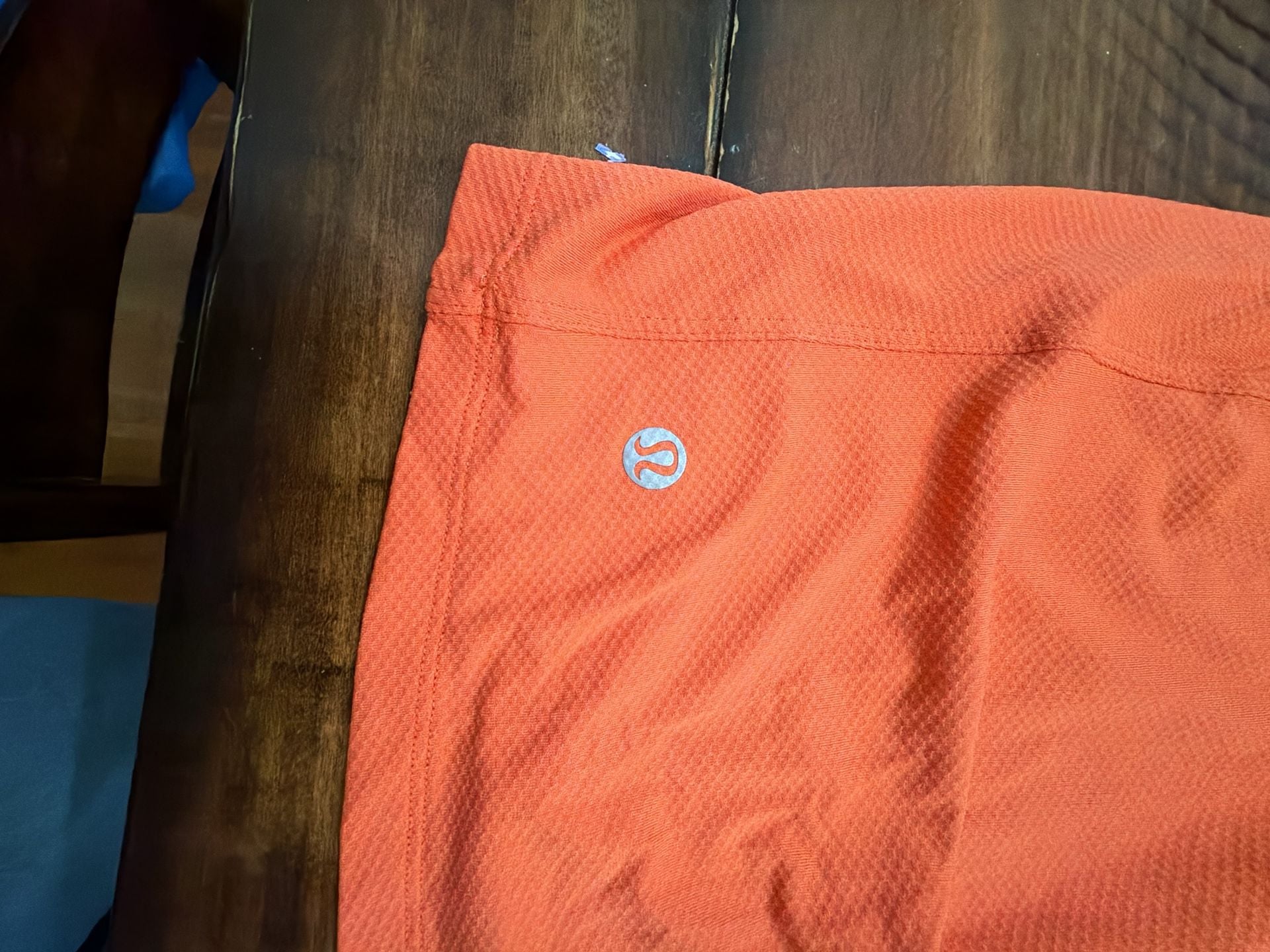 Lululemon Racerback Tank Top Orange Mesh Athletic Workout 3