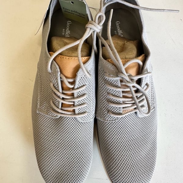 Goodfellow & Co Casual Knit Dress Shoes Size 7 Gray