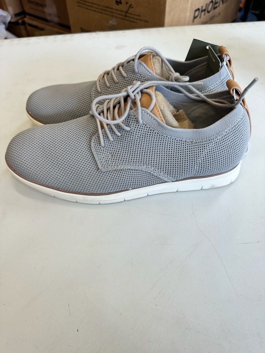 Goodfellow & Co Casual Knit Dress Shoes Size 7 Gray 4