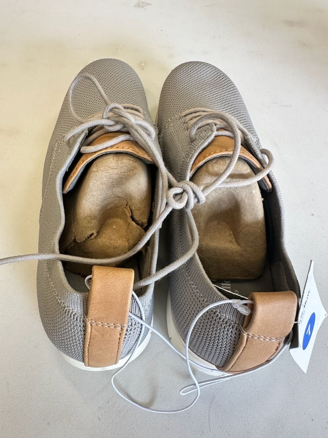 Goodfellow & Co Casual Knit Dress Shoes Size 7 Gray 5