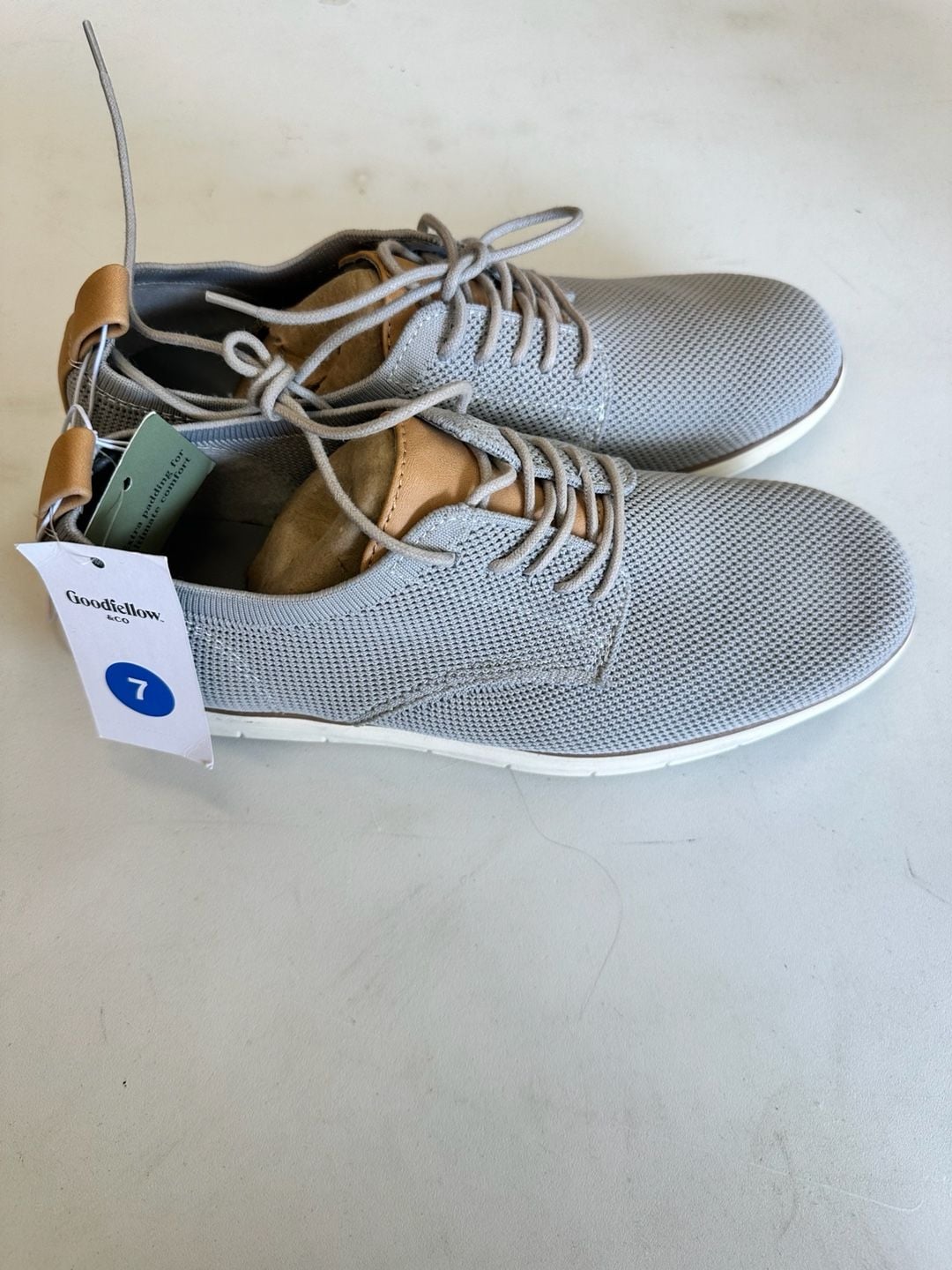 Goodfellow & Co Casual Knit Dress Shoes Size 7 Gray 7