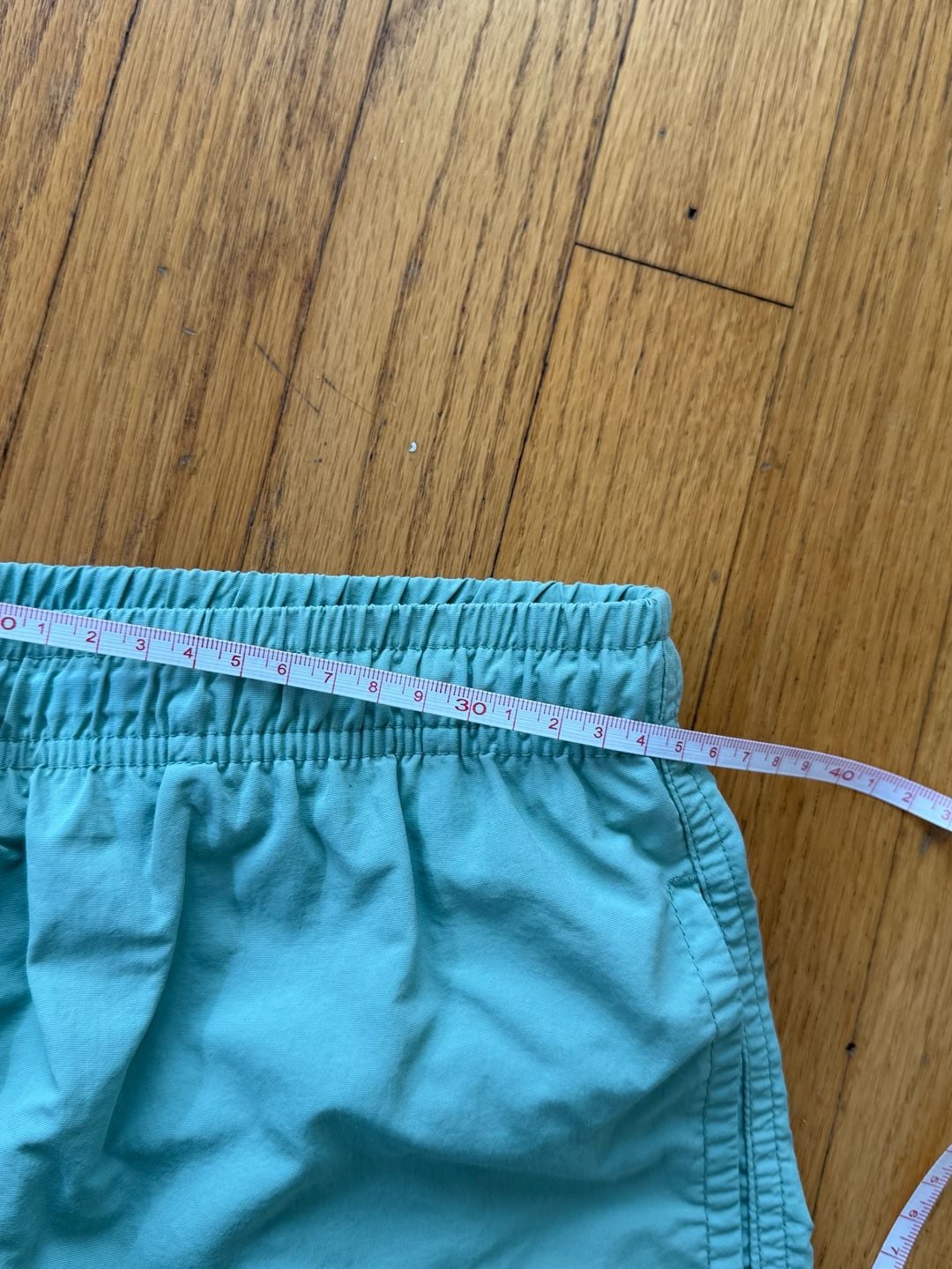 Bather Swim Trunks Size M Sage Green Solid Drawstring Pocket 5