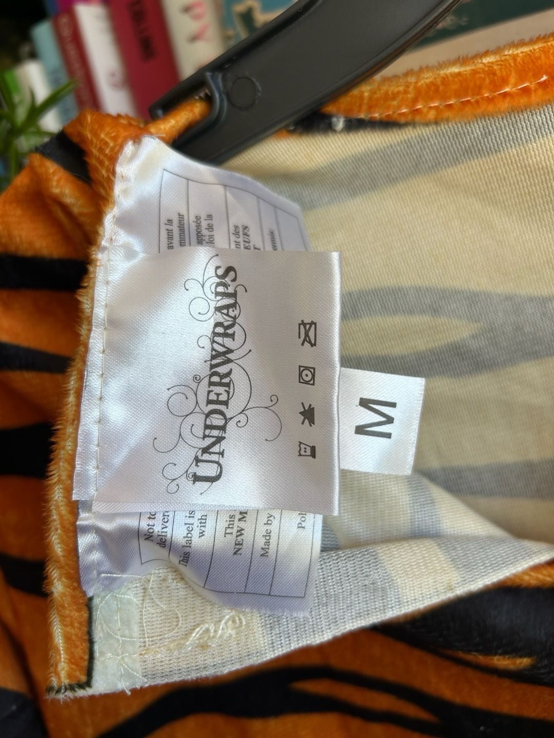 Underwraps Tiger Costume Size M Plush Halloween 7