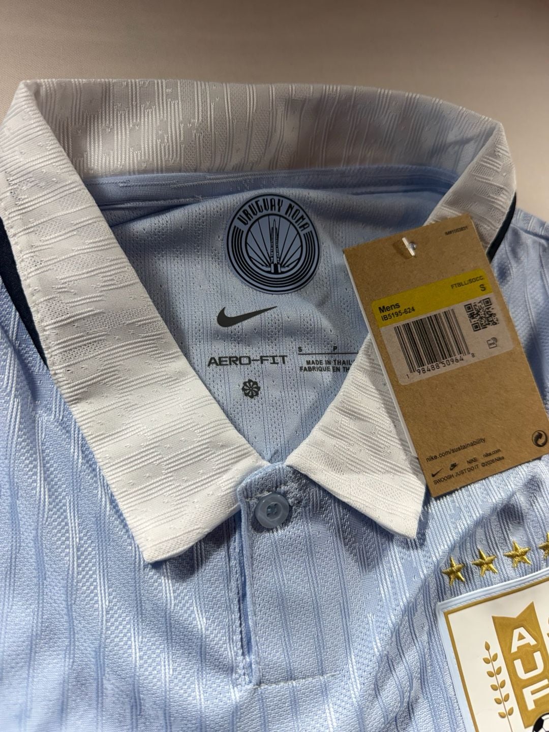 Nike Uruguay 2026 Match Home Soccer Jersey Light Blue 8