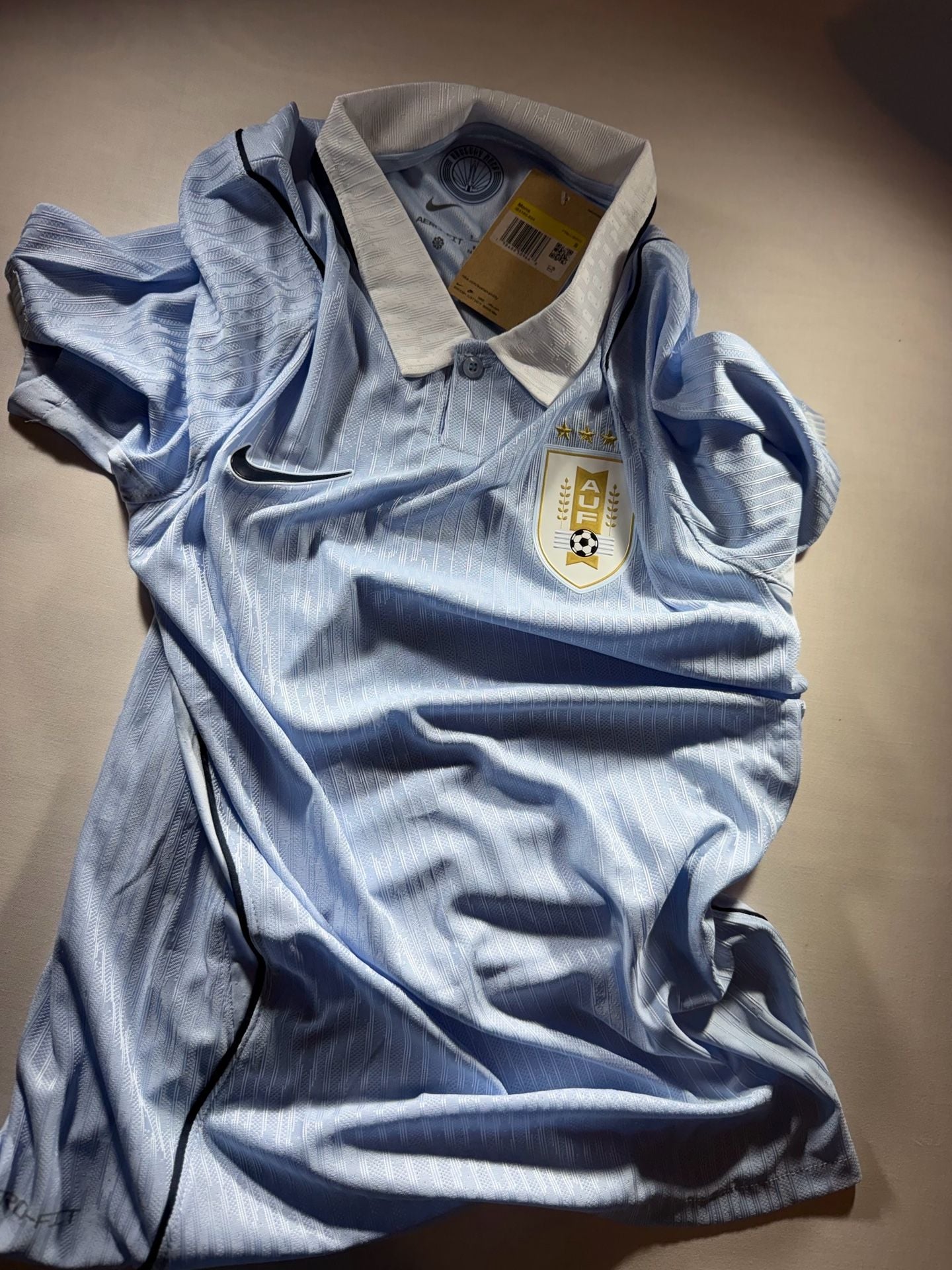 Nike Uruguay 2026 Match Home Soccer Jersey Light Blue 11