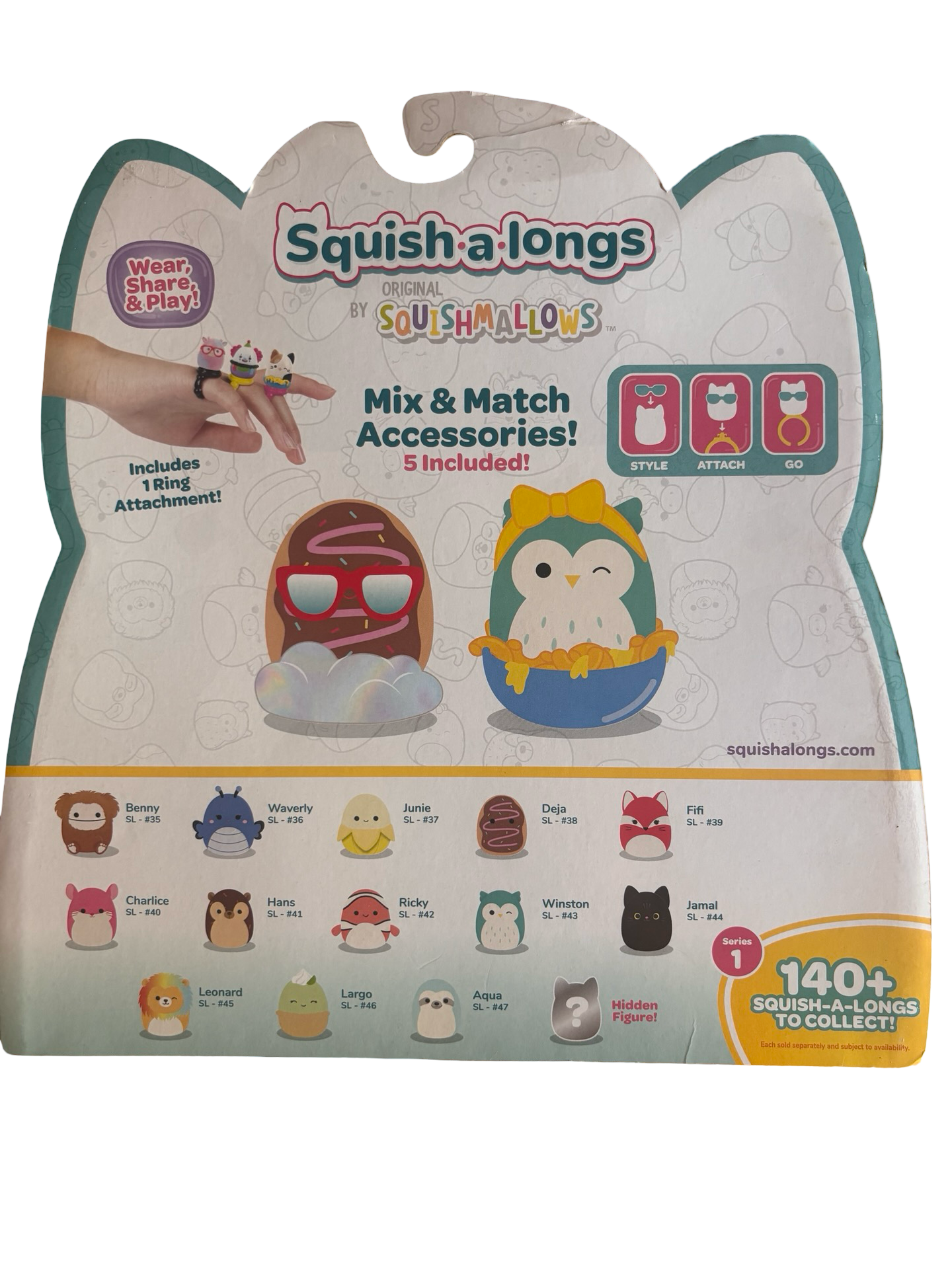 Squishmallows Squish-a-longs 14-Pack Series 1 Mini Figures 2