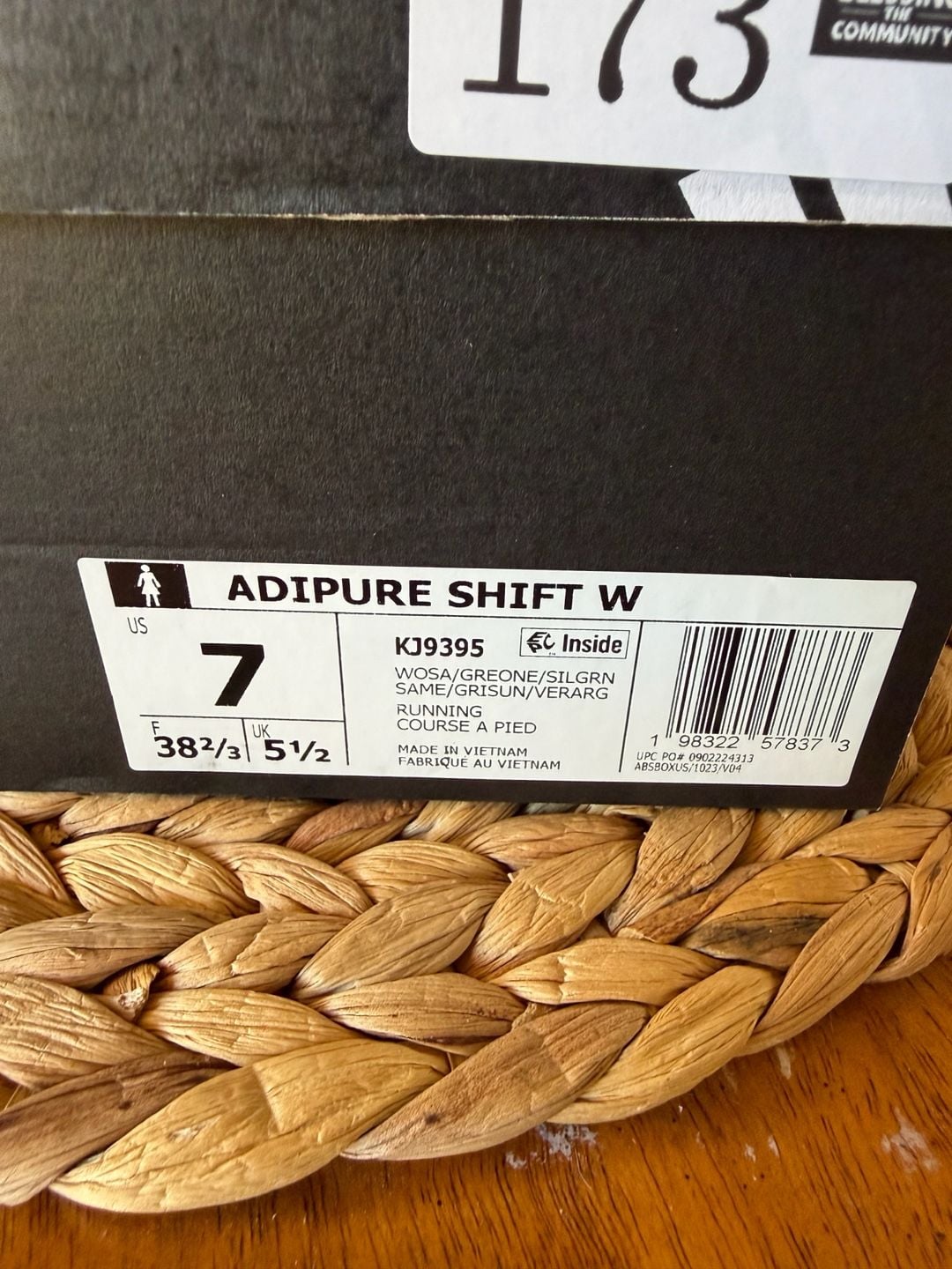 Adidas Adipure Shift W Size 7 Green Running Shoes 5