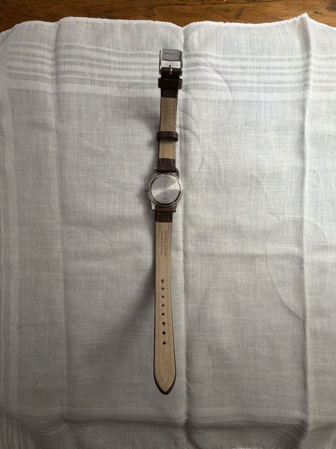 Relic Trail RT1022 Watch Pink Dial Brown Leather Strap
Will need a new battery 5
