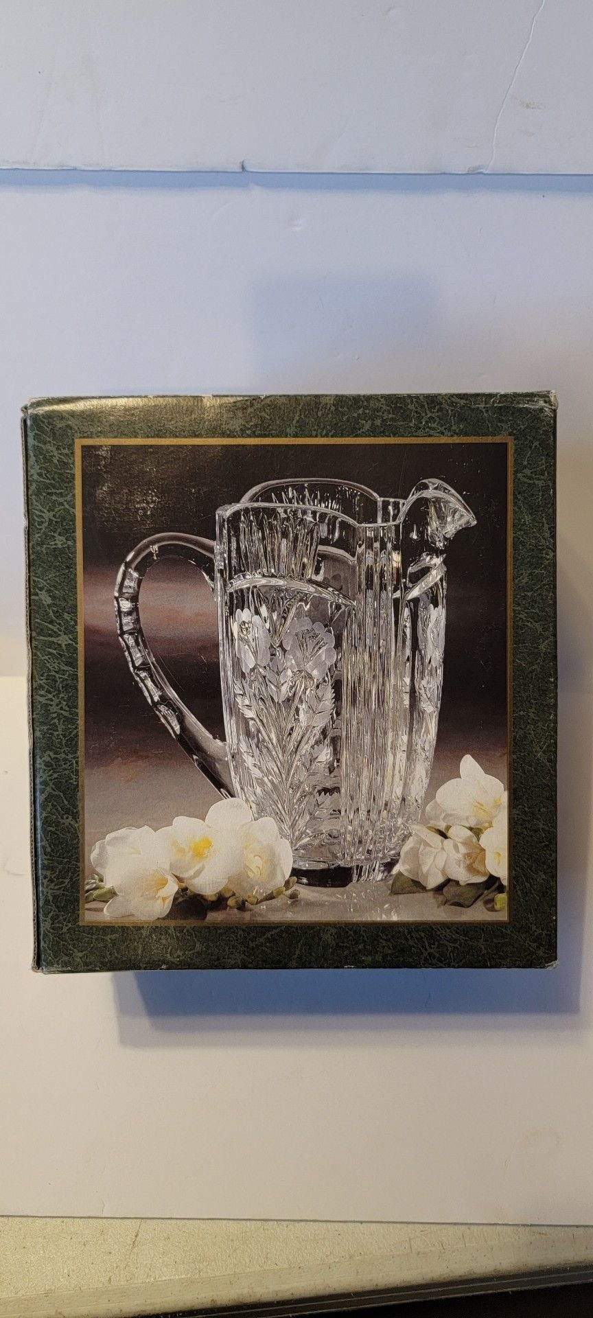 Crystal Clear Industries Darlington Lead Crystal Pitcher 8.5 13