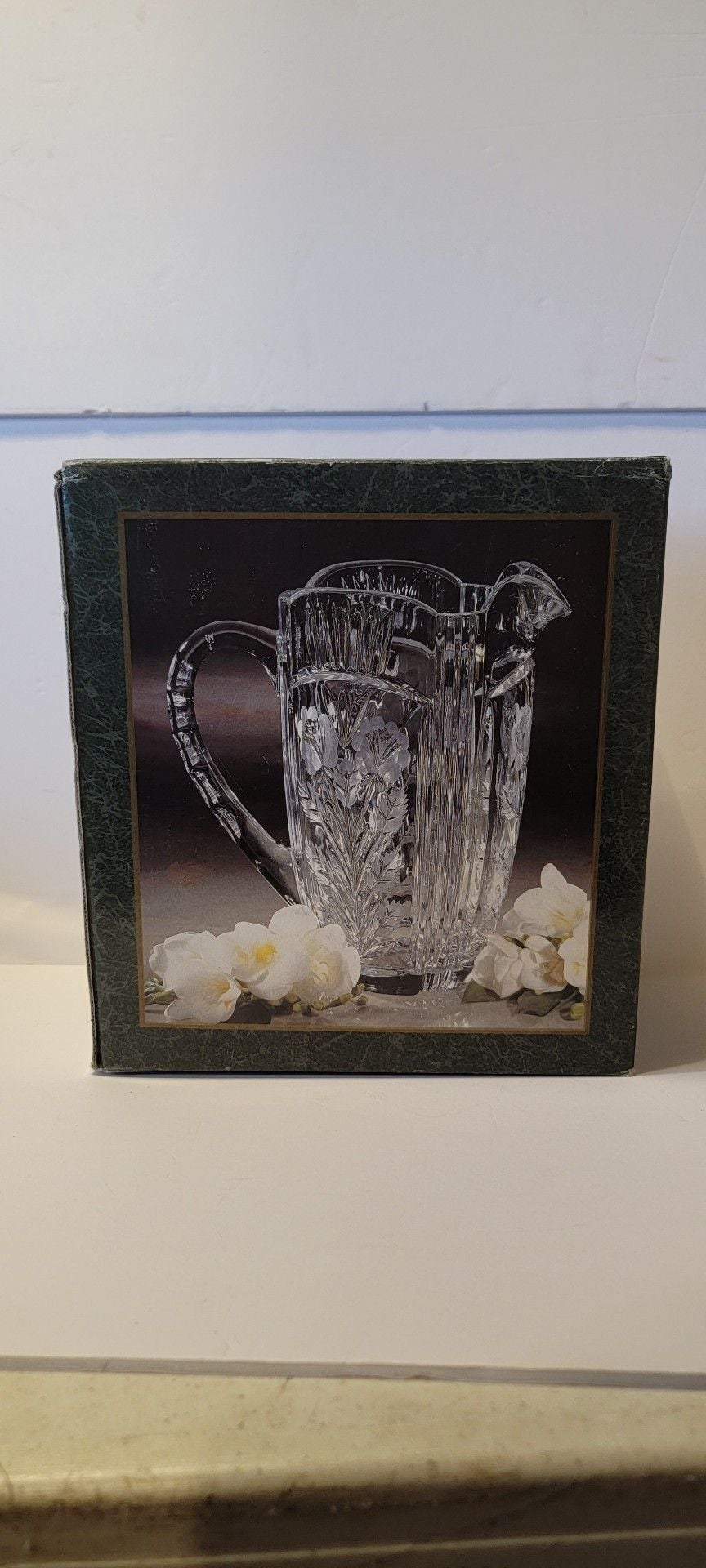 Crystal Clear Industries Darlington Lead Crystal Pitcher 8.5 14