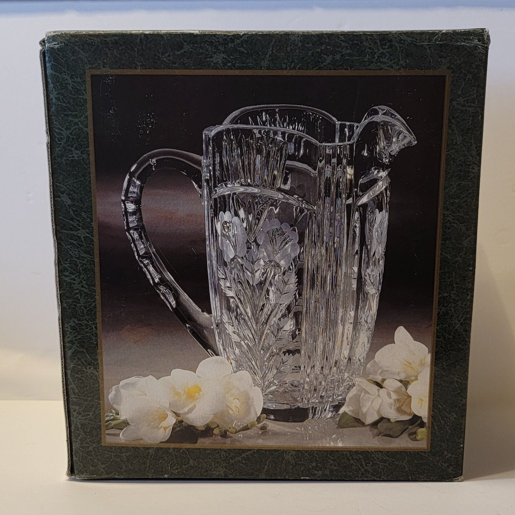 Crystal Clear Industries Darlington Lead Crystal Pitcher 8.5 16