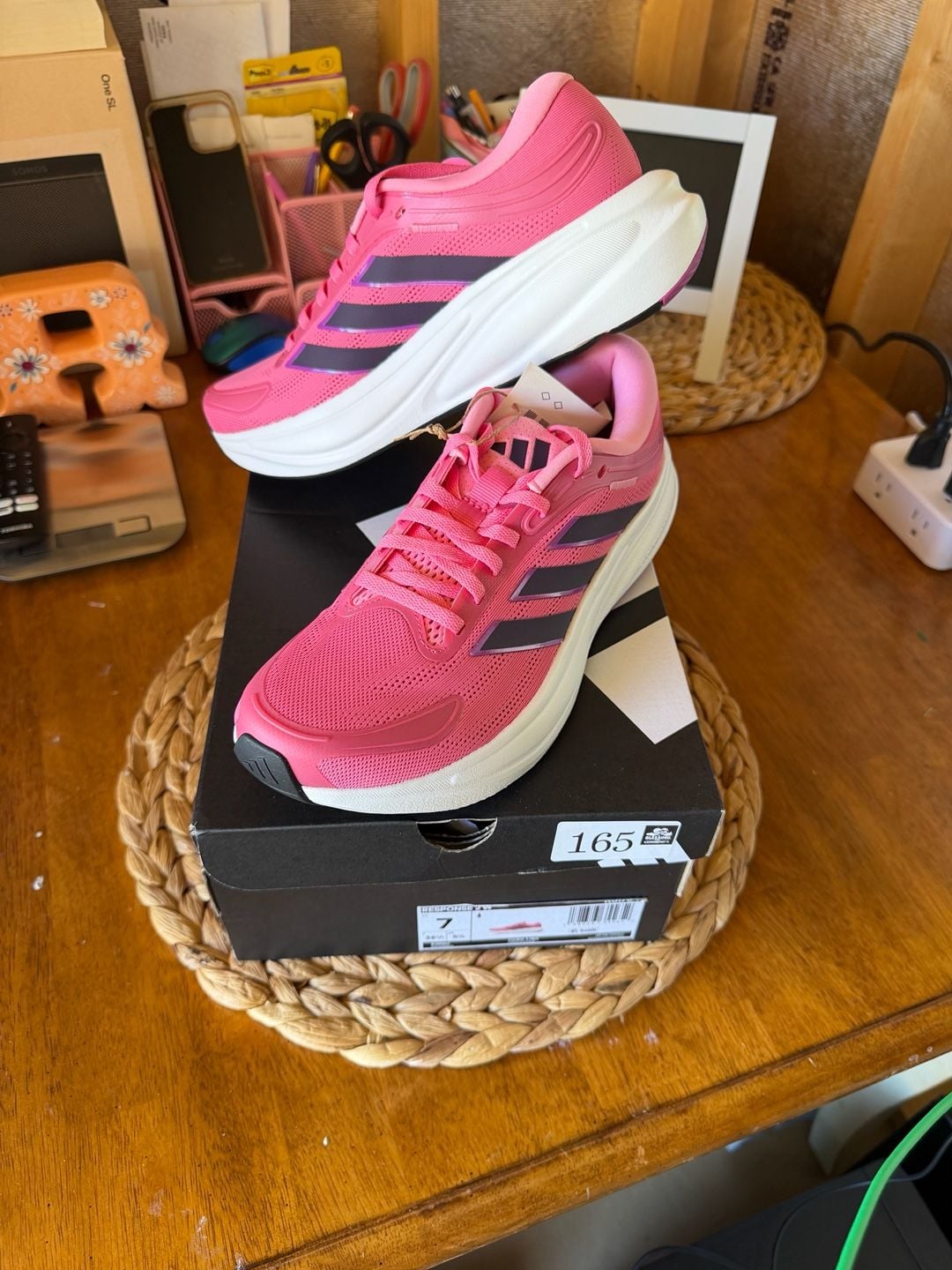 Adidas Response 2 Running Shoes Size 7 Pink 2