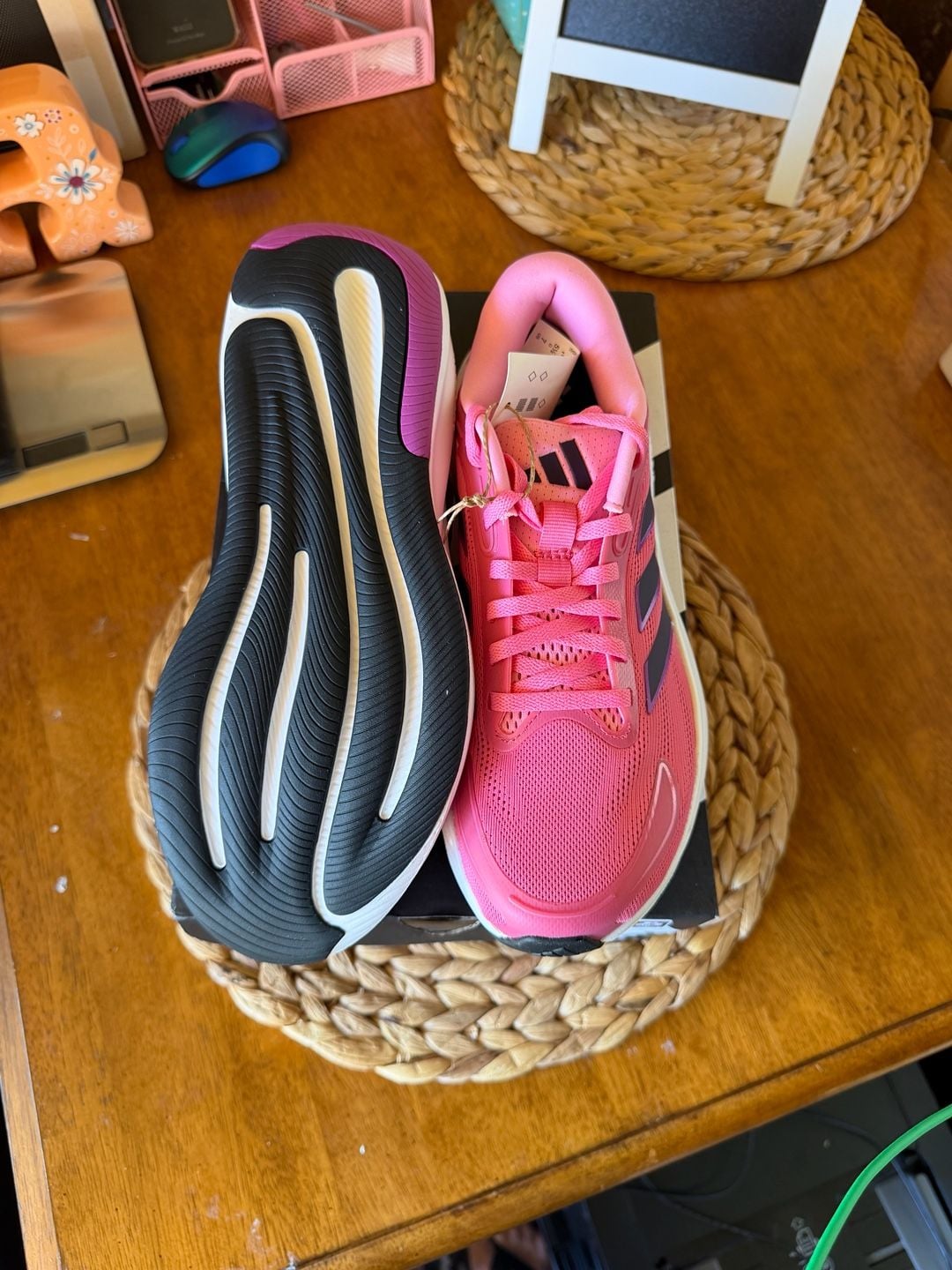 Adidas Response 2 Running Shoes Size 7 Pink 3