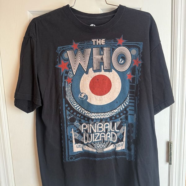 THE WHO-PINBALL WIZARD-T-SHIRT Sz M-L Townsend,Daltrey,Moon VERY LMTD-VINTAGE