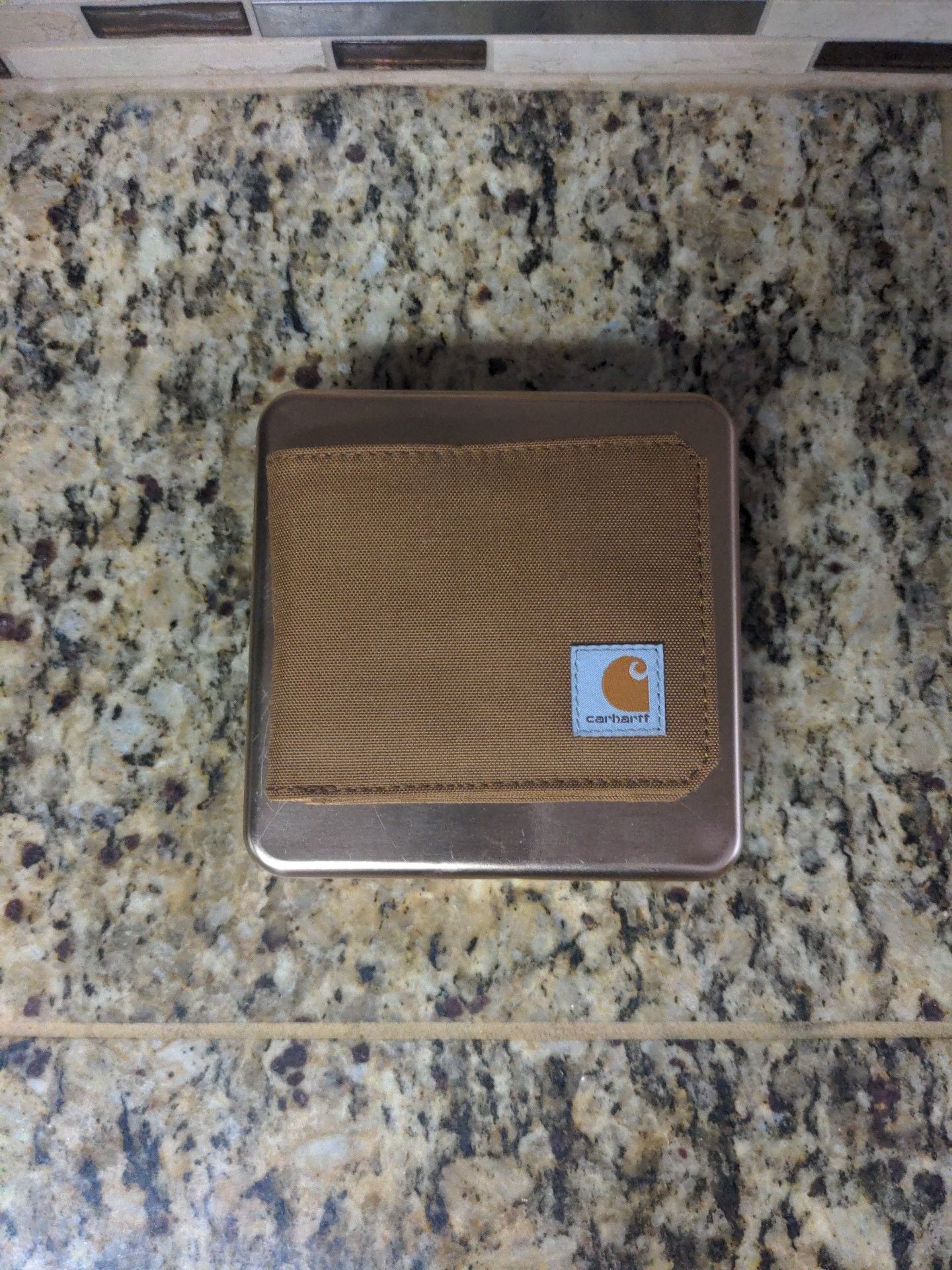 Carhartt Nylon Duck Bifold Wallet WW0235 Brown 2