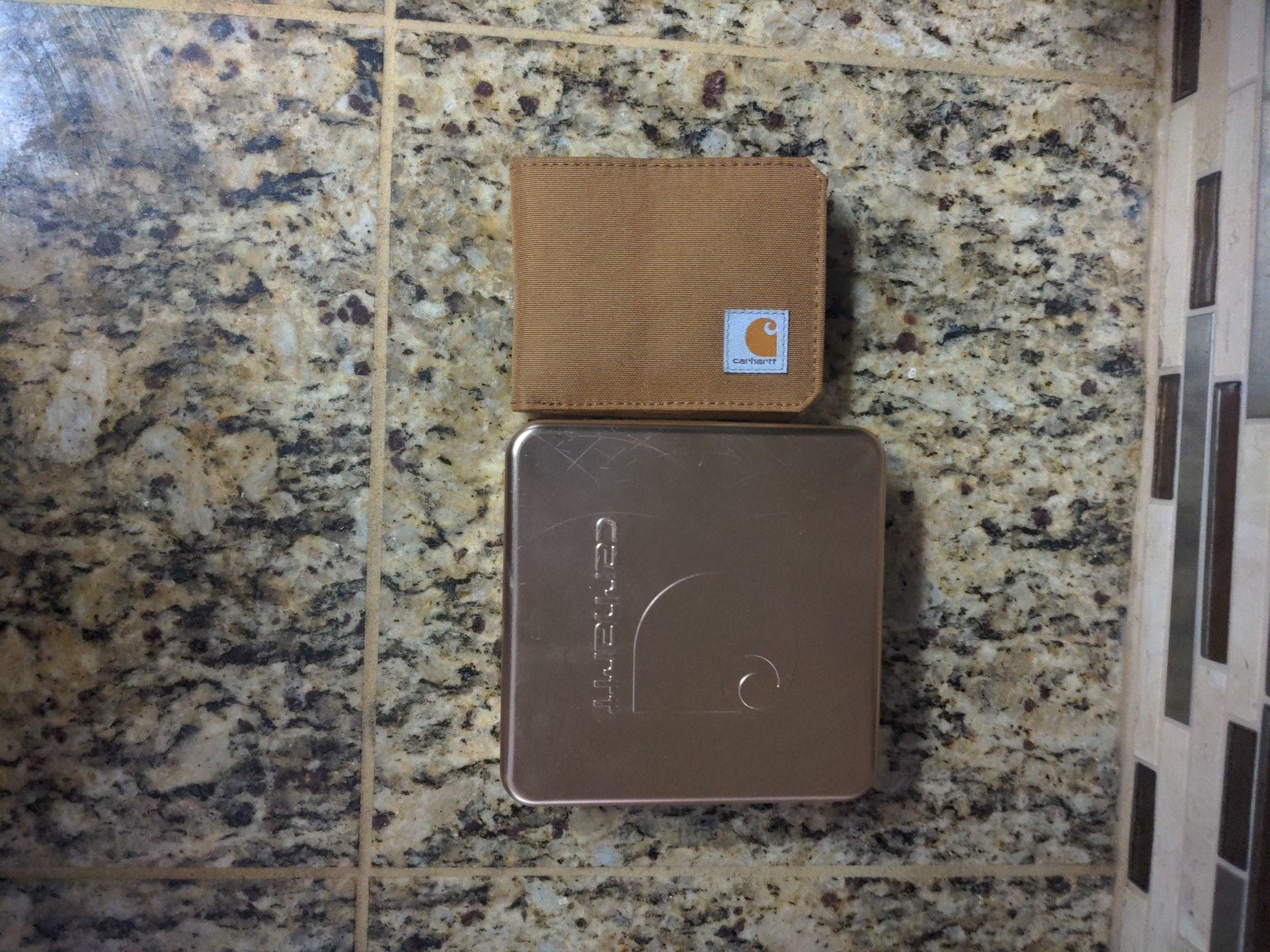 Carhartt Nylon Duck Bifold Wallet WW0235 Brown 5