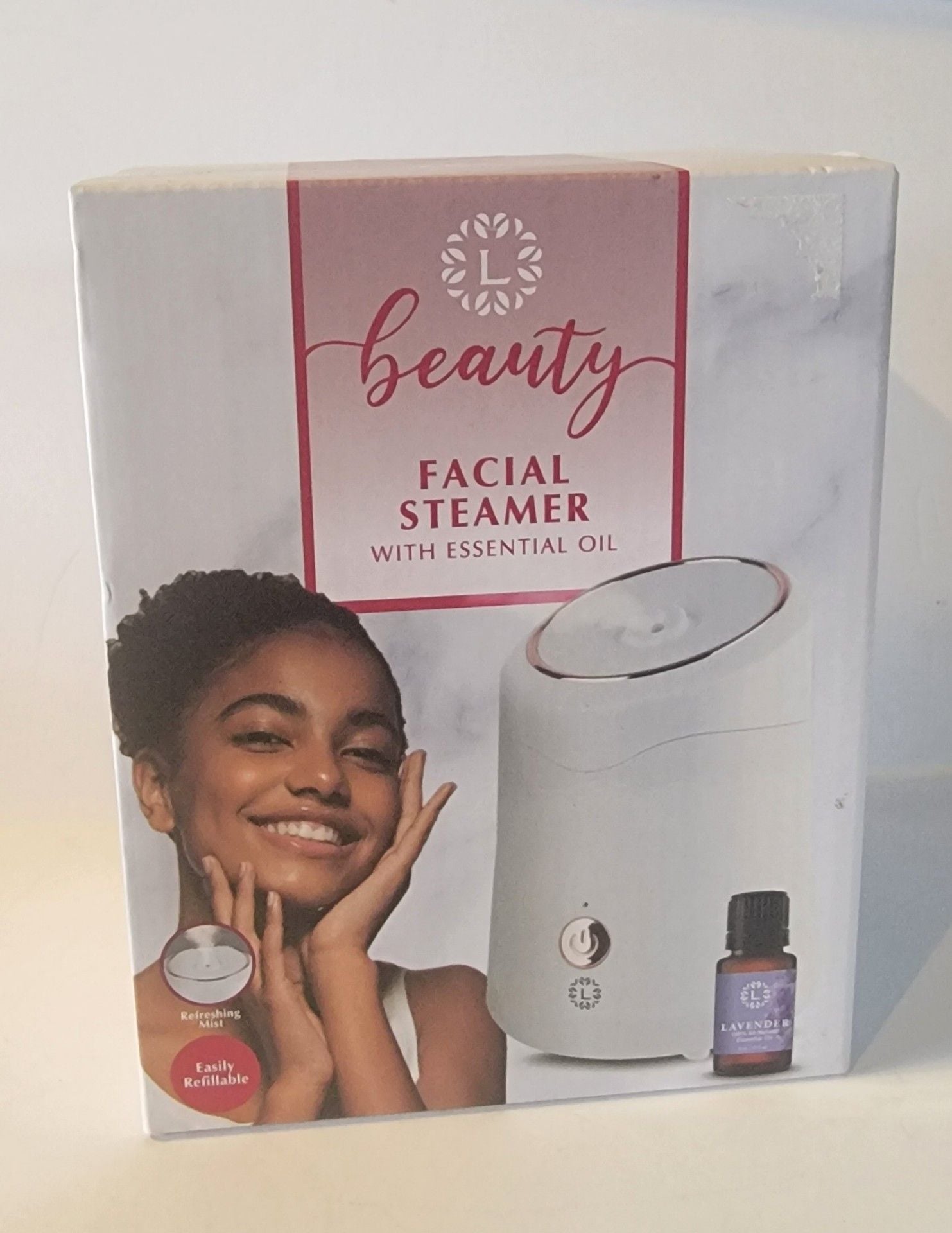 Elle Beauty Facial Steamer With Essential Oil White 10