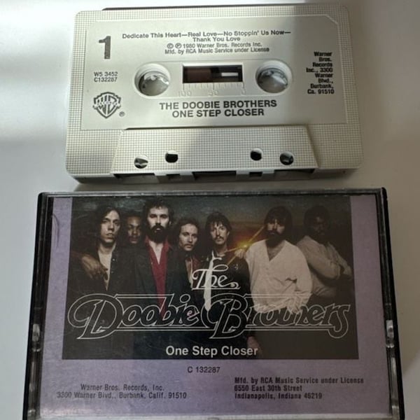The Doobie Brothers One Step Closer Cassette Tape 1980 Warner Bros
