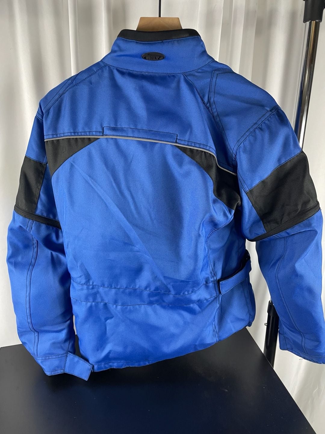 BILT 4 Kids Motorcycle Jacket Size L Blue Black 6