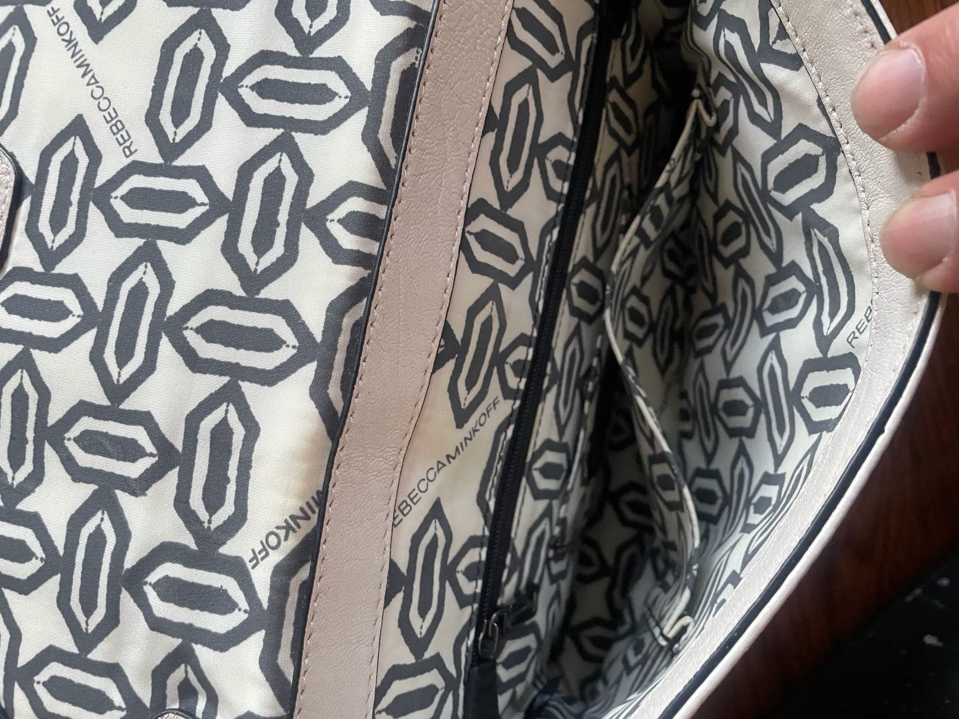 Rebecca Minkoff Moby Clutch White Leather Crossbody Bag 6