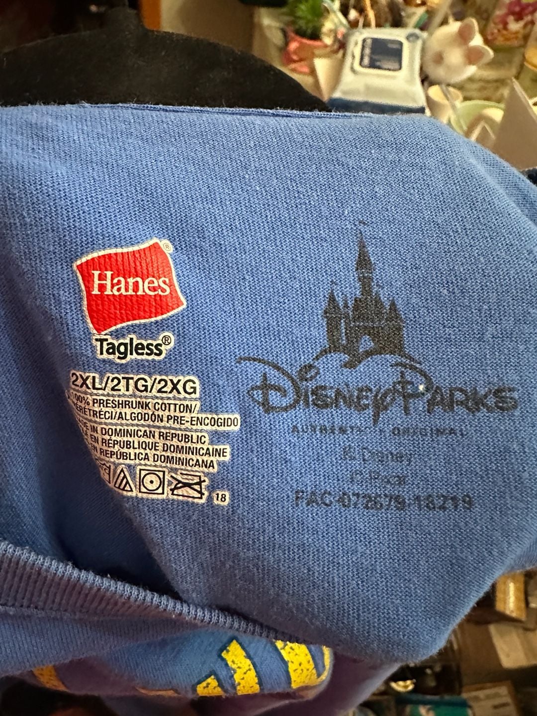 Disney Parks Finding Nemo Dory T-Shirt Size 2XL Blue 4