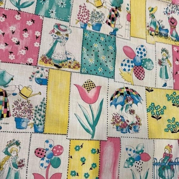 American Greetings Holly Hobbie Vintage Cotton Fabric