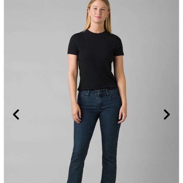 Size 00 PrAna Women's Kayla Denim Skinny Jeans, Tall Inseam 36