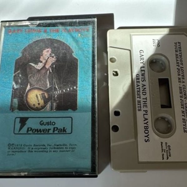 Gusto Power Pak Gary Lewis And The Playboys Greatest Hits Cassette Tape