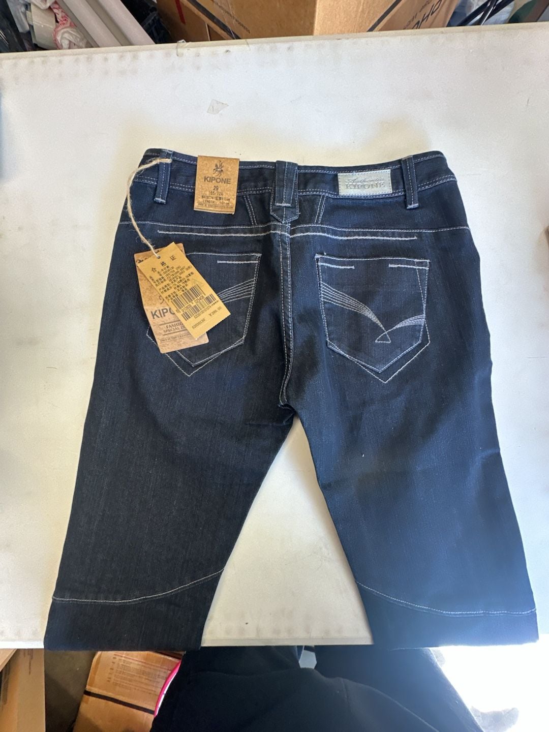 Kipone Jeans Size 29 Dark Wash Denim Pants 1