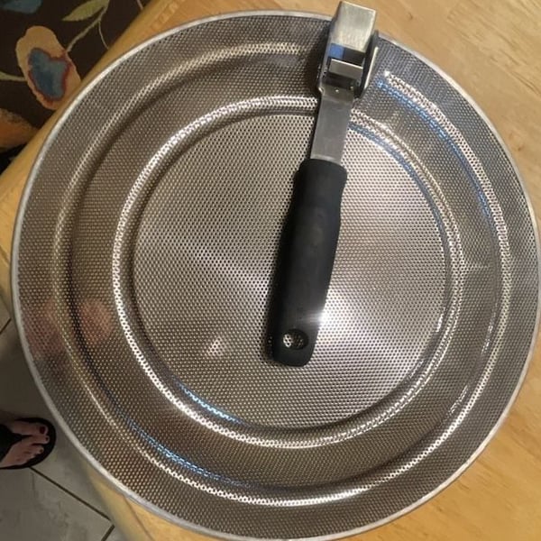 GoodCook Touch Splatter Screen 13 in Silver Stainless Steel