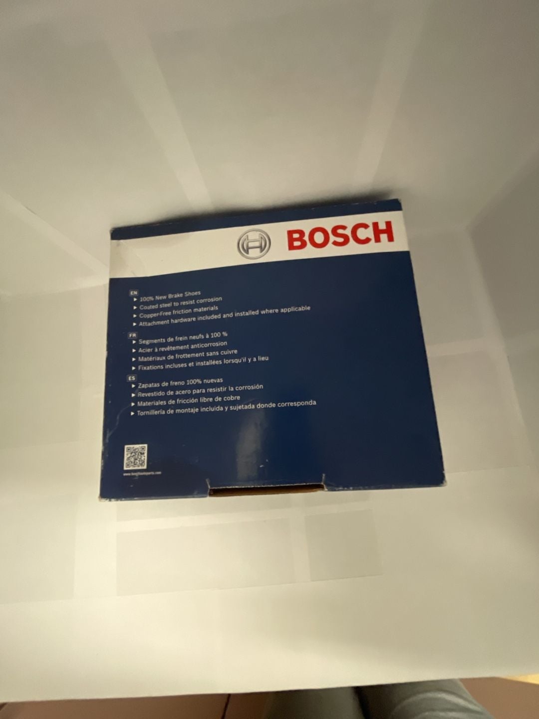 Bosch rear drum Brake Shoes Set Blue 7
