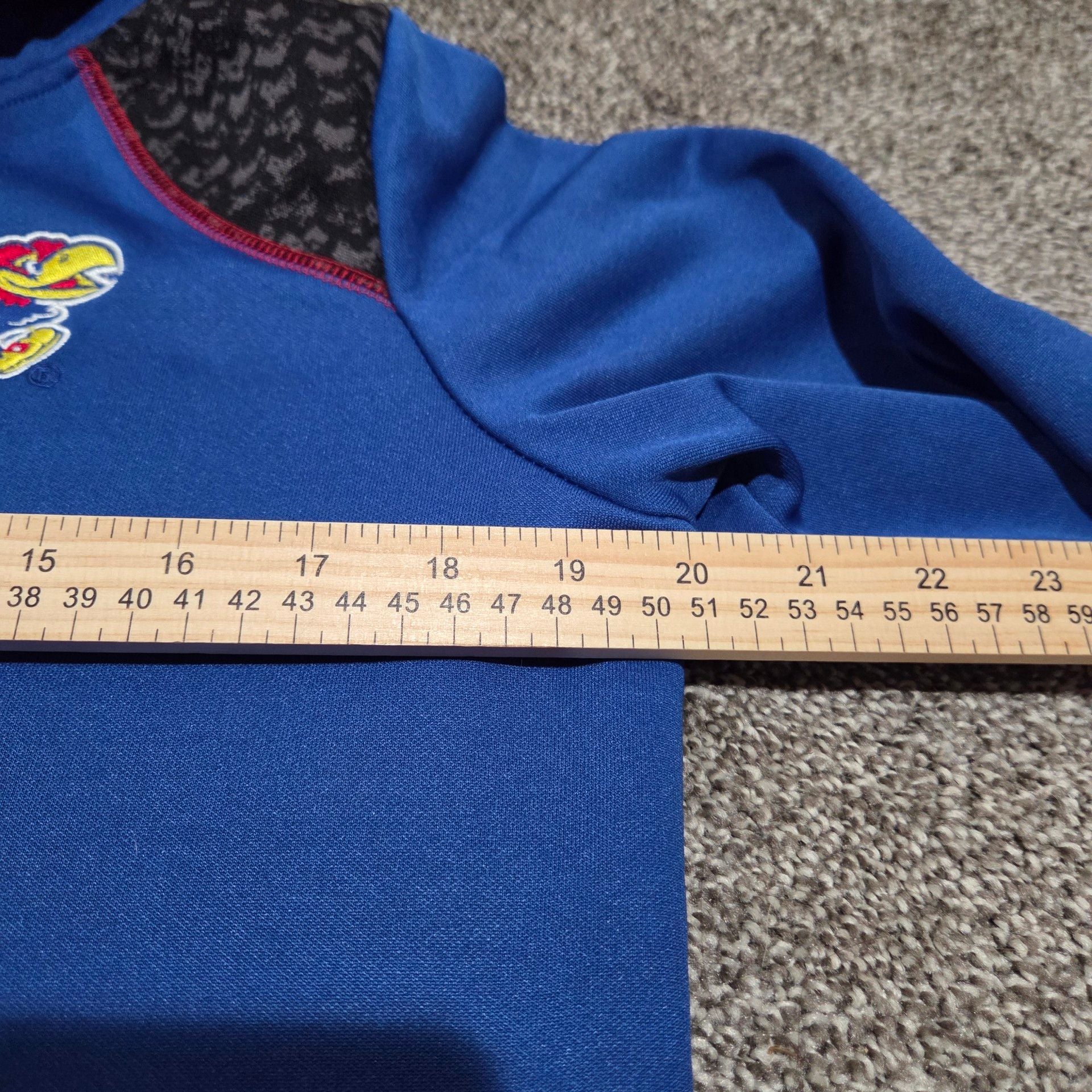 Colosseum Kansas Jayhawks Full-Zip Hoodie Blue large 10