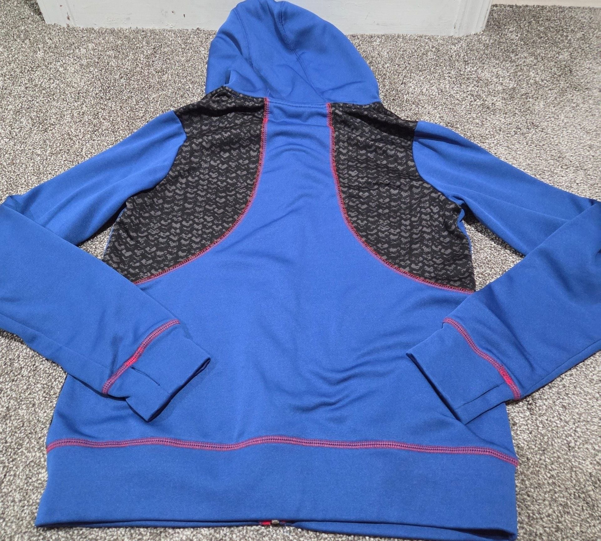 Colosseum Kansas Jayhawks Full-Zip Hoodie Blue large 3