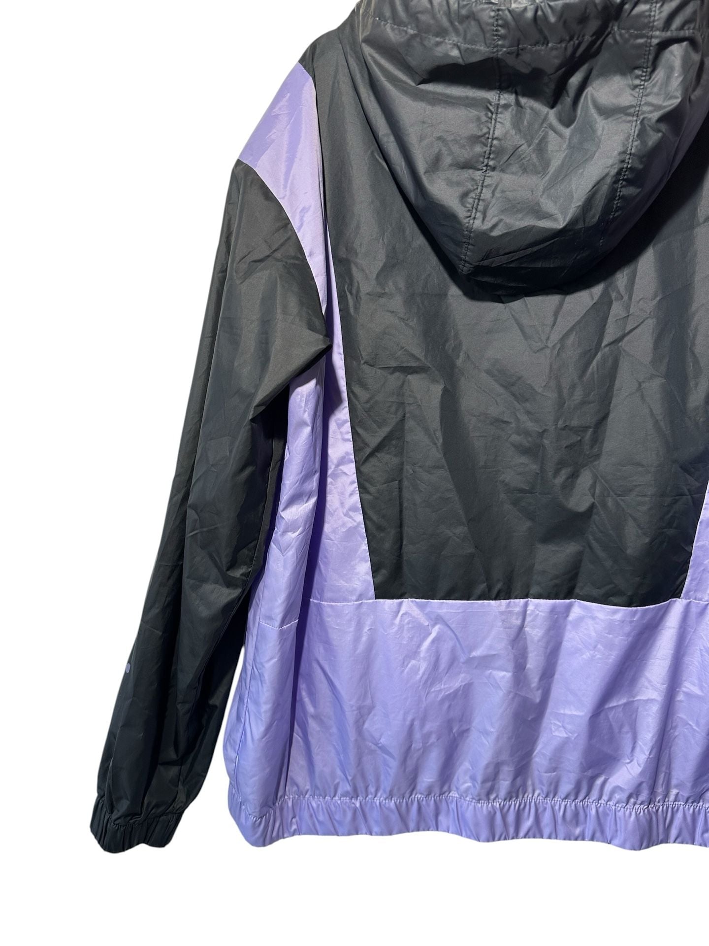 Columbia Lily Basin Windbreaker Women’s Black/Purple Jacket Size XL 10